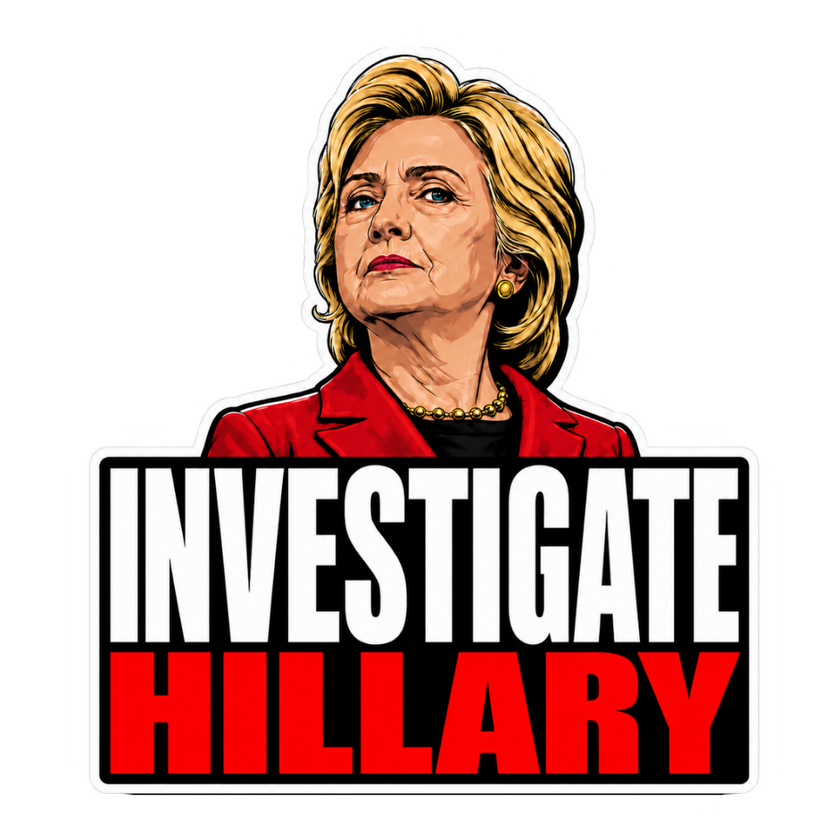 INVESTIGATE HILLARY MAGNET