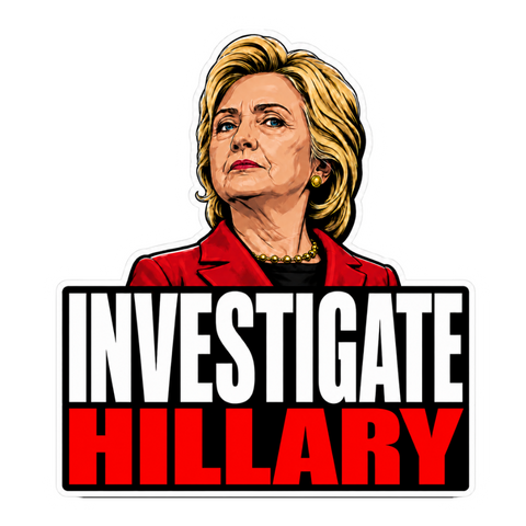 INVESTIGATE HILLARY MAGNET